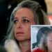 Keren Shem, the mother of French-Israeli woman Mia Shem, held hostage by Hamas militants in Gaza, holds a photograph of her daughter as she speaks to the press in Tel Aviv on October 17, 2023, amid the ongoing battles between Israel and the Palestinian group Hamas. – The mother of French-Israeli woman Mia Shem, held hostage by Hamas militants in Gaza, urged world leaders on October 17, to free her daughter after the Islamists aired a video showing her in captivity. The Israeli military on October 16, raised the figure to 199 people confirmed to have been abduced by Hamas to the Gaza Strip in the militants’ cross-border attacks on October 7 which sparked a devastating war. (Photo by GIL COHEN-MAGEN / AFP)