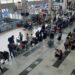 International air travellers checking-in at Lagos Airport . PHOTO: WOLE OYEBADE