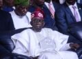 Nigeria’s President-elect Bola Tinubu sits at the International Centre waiting to receive his certificate of return by the Independent National Electoral Commission (INEC) in Abuja on March 1, 2023. (Photo by Olukayode Jaiyeola/NurPhoto via Getty Images)