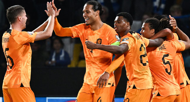 Dutch On Track For Euro 2024 As Van Dijk Spot-Kick Beats Greece