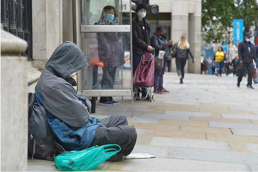 UK government defends proposals to restrict homeless tents