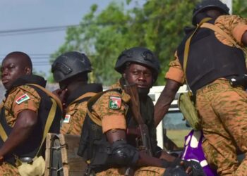 Gendarmes on patrol in Burkina Faso PHOTO: AFP via Getty Images