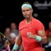 Spain’s Rafael Nadal celebrates victory after his men’s singles match against Jason Kubler of Australia at the Brisbane International Tennis Tournament in Brisbane on January 4, 2024. (Photo by William WEST / AFP)