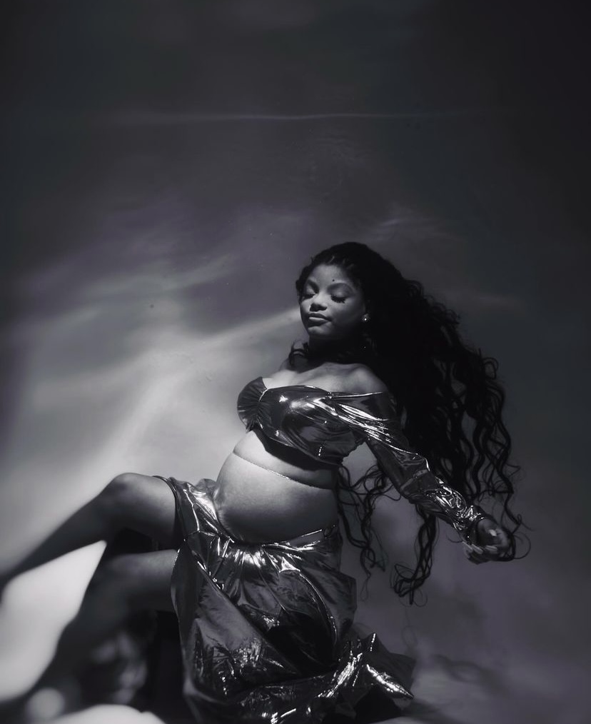 Halle Bailey Unveils Ethereal Underwater Maternity Photoshoot