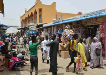 Market street, Kano Nigeria