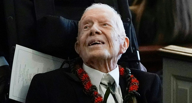 Former US President Carter, 99, Marks One Year In Hospice