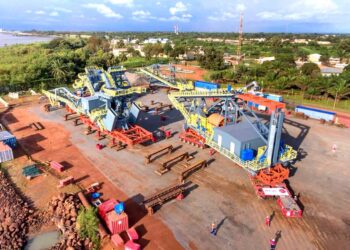 The Sangaredi bauxite project in the Bokai Region of Guinea. (File photo: Guinea Alumina Corporation)