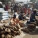 General view of the market in Jibia on February 18, 2024. (Photo by Kola Sulaimon / AFP)